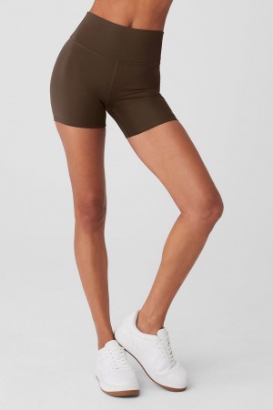 Alo Yoga 5" Airlift Energy Kratasy Damske Hnede | Alo Yoga Slovensko SK-YZUGDF836