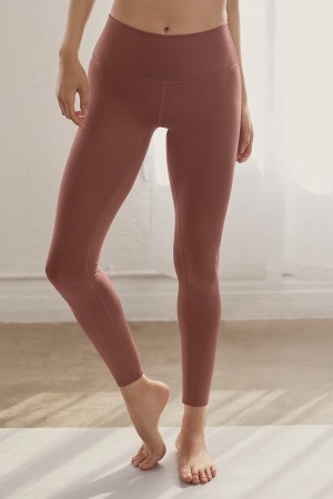 Alo Yoga 7/8 High-Waist Airlift Leginy Damske Hnede | Alo Yoga Slovensko SK-MVHFRU027