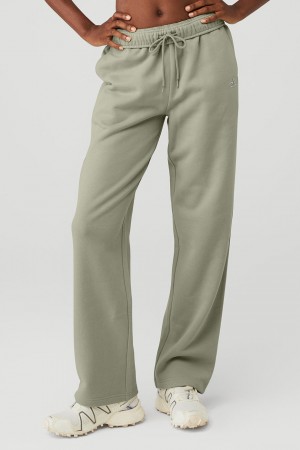 Alo Yoga Accolade Straight Leg Teplakove Nohavice Damske Limestone | Alo Yoga Slovensko SK-JVPMXO582