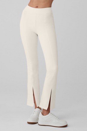 Alo Yoga Airbrush High-Waist 7/8 Flutter Leginy Damske Biele | Alo Yoga Slovensko SK-IWBTYP281
