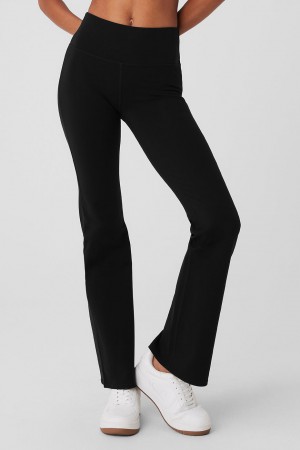 Alo Yoga Airbrush High-Waist Flare Leginy Damske Čierne | Alo Yoga Slovensko SK-OIBVRX570