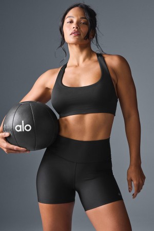 Alo Yoga Airlift Advantage Racerback Sportova Podprsenka Damske Čierne | Alo Yoga Slovensko SK-OSYXVR781