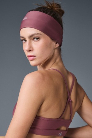 Alo Yoga Airlift Headband Vlasové Doplnky Bordove | Alo Yoga Slovensko SK-JPTXQV704