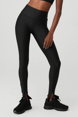 Alo Yoga Airlift High-Waist Elongated Leginy Damske Čierne | Alo Yoga Slovensko SK-PWSZVR215