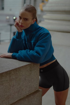 Alo Yoga Airlift High-Waist Line Up Kratasy Damske Čierne | Alo Yoga Slovensko SK-XRZKYI240