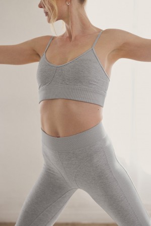 Alo Yoga Alosoft Head Start Sportova Podprsenka Damske Siva | Alo Yoga Slovensko SK-UYLZPH148