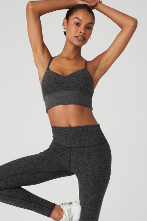 Alo Yoga Alosoft Lavish Sportova Podprsenka Damske Tmavo Siva | Alo Yoga Slovensko SK-SATBHU471