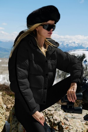 Alo Yoga Aspen Love Puffer Bunda Damske Čierne | Alo Yoga Slovensko SK-BYRSKW405