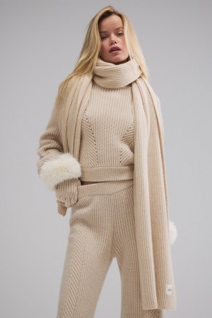 Alo Yoga Courchevel Cashmere Sal Birch Heather | Alo Yoga Slovensko SK-UNTDHG285