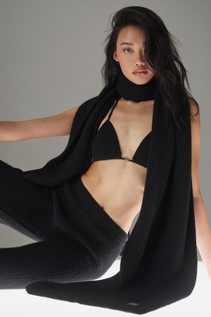 Alo Yoga Courchevel Cashmere Sal Čierne | Alo Yoga Slovensko SK-ZXIGTK978