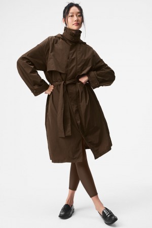 Alo Yoga Crinkle On The Move Trench Kabat Damske Hnede | Alo Yoga Slovensko SK-UISXTH608