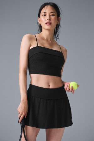 Alo Yoga Doubles Only Bra Tielko Damske Čierne | Alo Yoga Slovensko SK-JPFBSM429