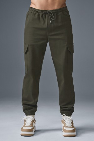 Alo Yoga Edition Sueded Jogger Nohavice Panske Zelene | Alo Yoga Slovensko SK-JUVOPC320