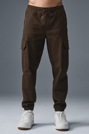 Alo Yoga Edition Sueded Jogger Nohavice Panske Hnede | Alo Yoga Slovensko SK-TFRQHV496