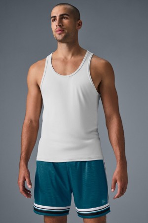 Alo Yoga Everyday Modal Rib Tielko Panske Biele | Alo Yoga Slovensko SK-ZRLAFJ931