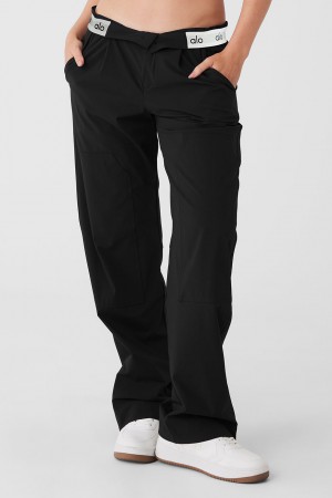 Alo Yoga Flip It Trouser Nohavice Damske Čierne | Alo Yoga Slovensko SK-PDATGW930