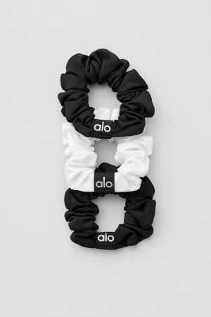 Alo Yoga Fresh Mini Scrunchie (3-Pack) Vlasové Doplnky Čierne Biele | Alo Yoga Slovensko SK-CNYTWD138
