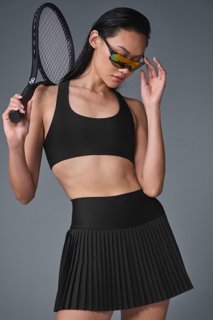 Alo Yoga Grand Slam Tennis Sukna Damske Čierne | Alo Yoga Slovensko SK-RTFVDP817