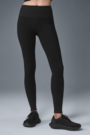 Alo Yoga High-Waist Alosoft Lounge Leginy Damske Čierne | Alo Yoga Slovensko SK-LWUDBJ269