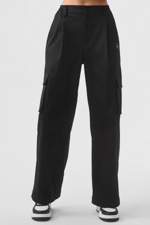 Alo Yoga High-Waist Night Out Cargo Trouser Nohavice Damske Čierne | Alo Yoga Slovensko SK-RWPAMH520