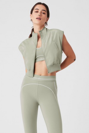 Alo Yoga In Motion Vesta Damske Limestone | Alo Yoga Slovensko SK-MKONEQ580
