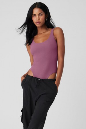 Alo Yoga Mesh Sheer Illusion Body Damske Nachový | Alo Yoga Slovensko SK-STLUDB615