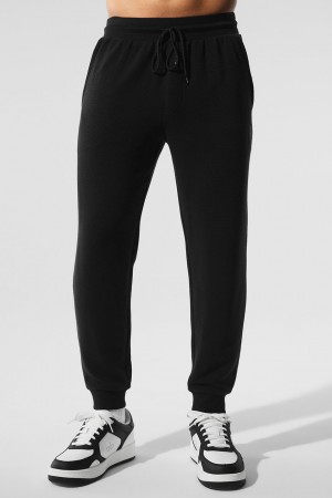 Alo Yoga Micro Waffle Fast Break Jogger Nohavice Panske Čierne | Alo Yoga Slovensko SK-JTNFXM705