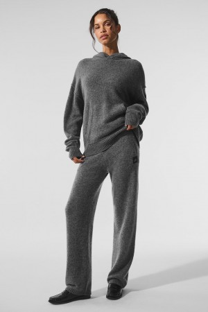 Alo Yoga New Class Cashmere Teplakove Nohavice Damske Platina Siva | Alo Yoga Slovensko SK-JEVGWB175