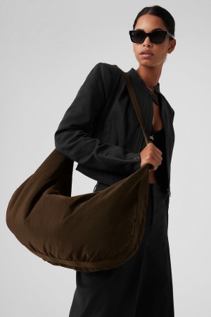 Alo Yoga Om The Go Gym Crossbody Kabelka Hnede | Alo Yoga Slovensko SK-VDPAKC653
