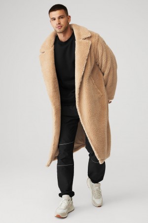 Alo Yoga Oversized Sherpa Trench Bunda Panske Hnede | Alo Yoga Slovensko SK-WBQVAD075