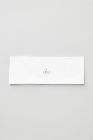Alo Yoga Performance Conquer Headband Vlasové Doplnky Biele | Alo Yoga Slovensko SK-XKTYQF584
