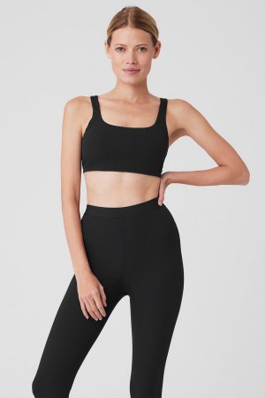 Alo Yoga Run It Back Sportova Podprsenka Damske Čierne | Alo Yoga Slovensko SK-ZNASOW819
