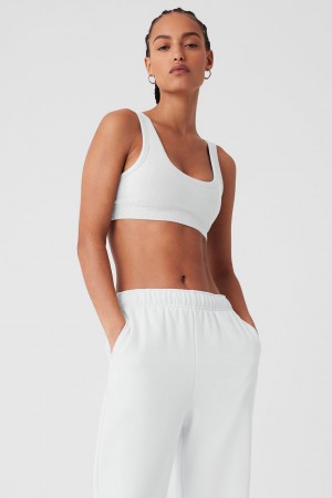 Alo Yoga Seamless Chosen Sportova Podprsenka Damske Biele | Alo Yoga Slovensko SK-MATHLG637