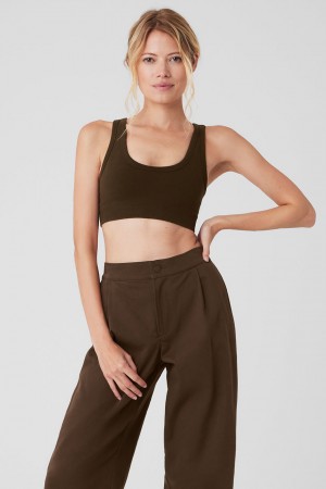 Alo Yoga Seamless Chosen Sportova Podprsenka Damske Hnede | Alo Yoga Slovensko SK-PLOMDT269