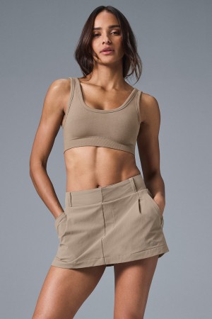 Alo Yoga Seamless Chosen Sportova Podprsenka Damske Gravel | Alo Yoga Slovensko SK-KEJQMH760
