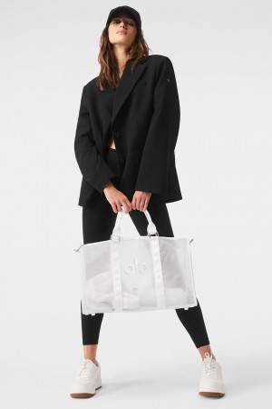 Alo Yoga Sheer Duffle Táska Biele | Alo Yoga Slovensko SK-EVCRKU132
