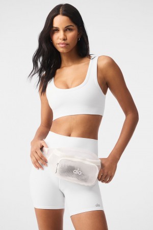 Alo Yoga Sheer Fanny Pack Ladvinka Biele | Alo Yoga Slovensko SK-ANTVYG163