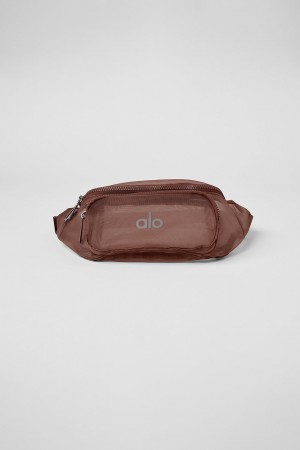 Alo Yoga Sheer Fanny Pack Ladvinka Hnede | Alo Yoga Slovensko SK-NKOFXR518