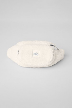 Alo Yoga Sherpa Explorer Fanny Pack Ladvinka Biele | Alo Yoga Slovensko SK-CYRWDV698