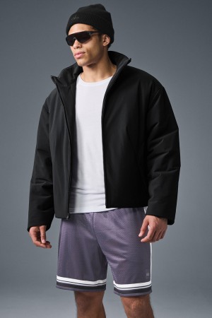 Alo Yoga Stretch Woven Notable Bunda Panske Čierne | Alo Yoga Slovensko SK-DFJSYH752