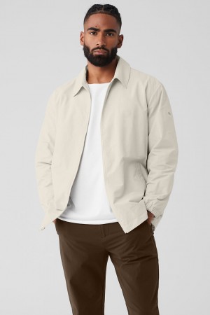 Alo Yoga Torrent Overshirt Bunda Panske Béžové | Alo Yoga Slovensko SK-WFBLRD509