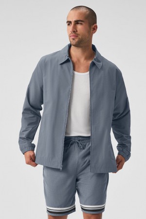 Alo Yoga Torrent Overshirt Bunda Panske Siva | Alo Yoga Slovensko SK-CBXMDR048