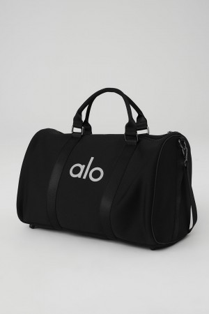 Alo Yoga Traverse Duffle Táska Čierne Strieborne | Alo Yoga Slovensko SK-SRZMFC394