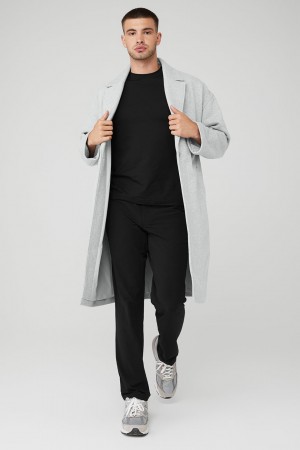 Alo Yoga VIP Blazer Trench Bunda Panske Siva | Alo Yoga Slovensko SK-QJEVTI576