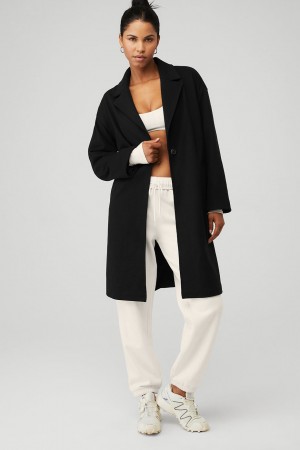 Alo Yoga VIP Blazer Trench Kabat Damske Čierne | Alo Yoga Slovensko SK-FYSJMO763