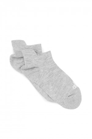 Alo Yoga Women's Performance Tab Ponozky Siva Biele | Alo Yoga Slovensko SK-UWGVJY236