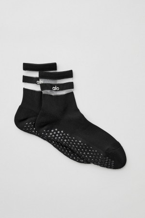 Alo Yoga Women's Pulse Grip Ponozky Čierne | Alo Yoga Slovensko SK-MZCSBJ704
